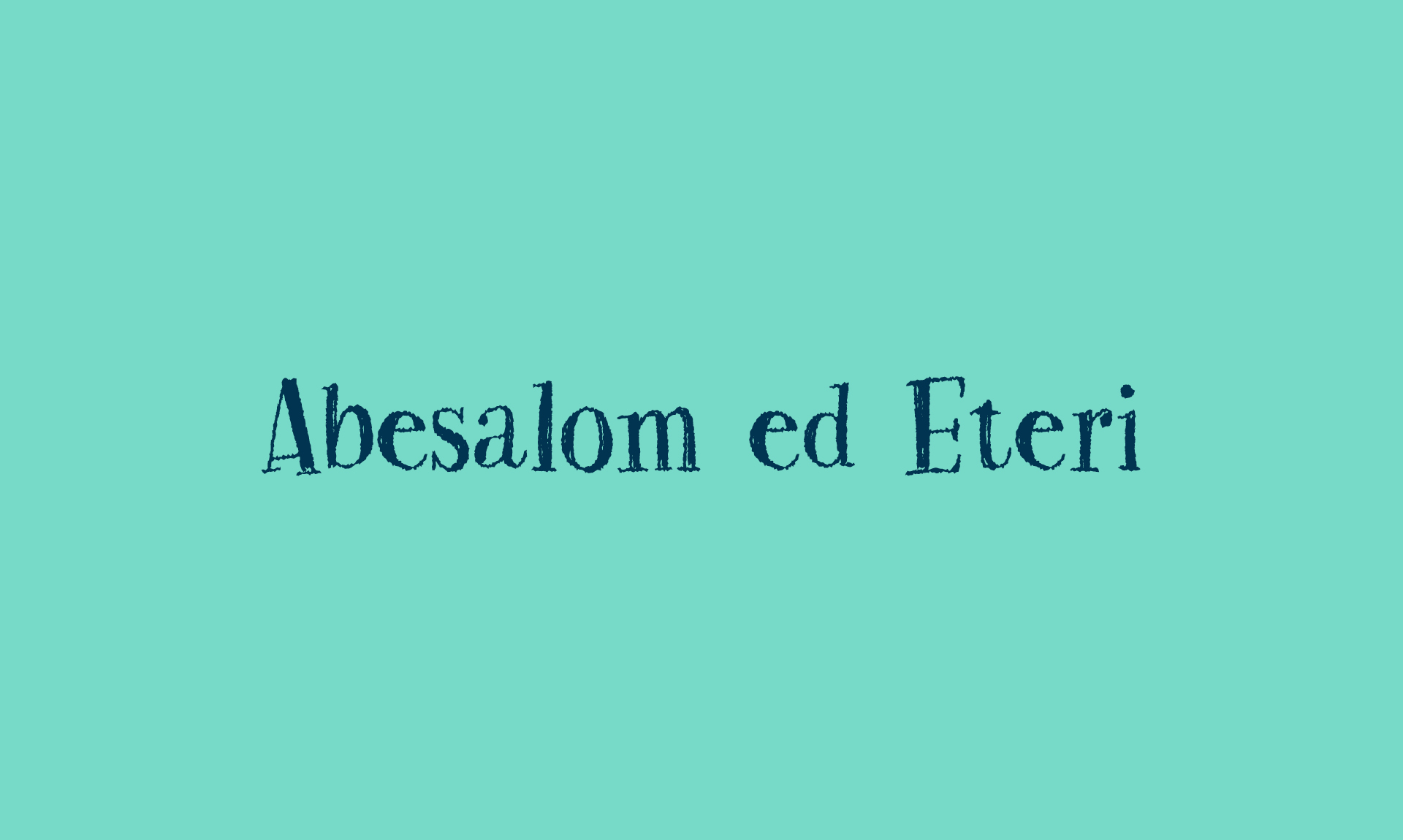 Abesalom ed Eteri