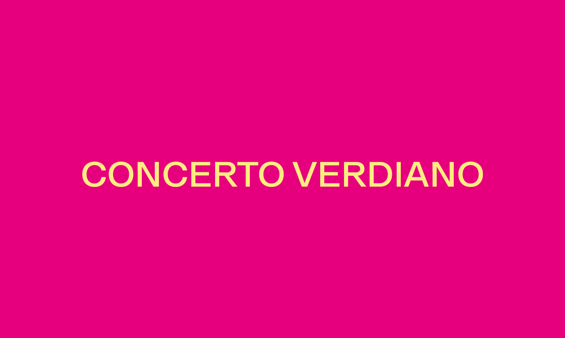 Concerto Verdiano