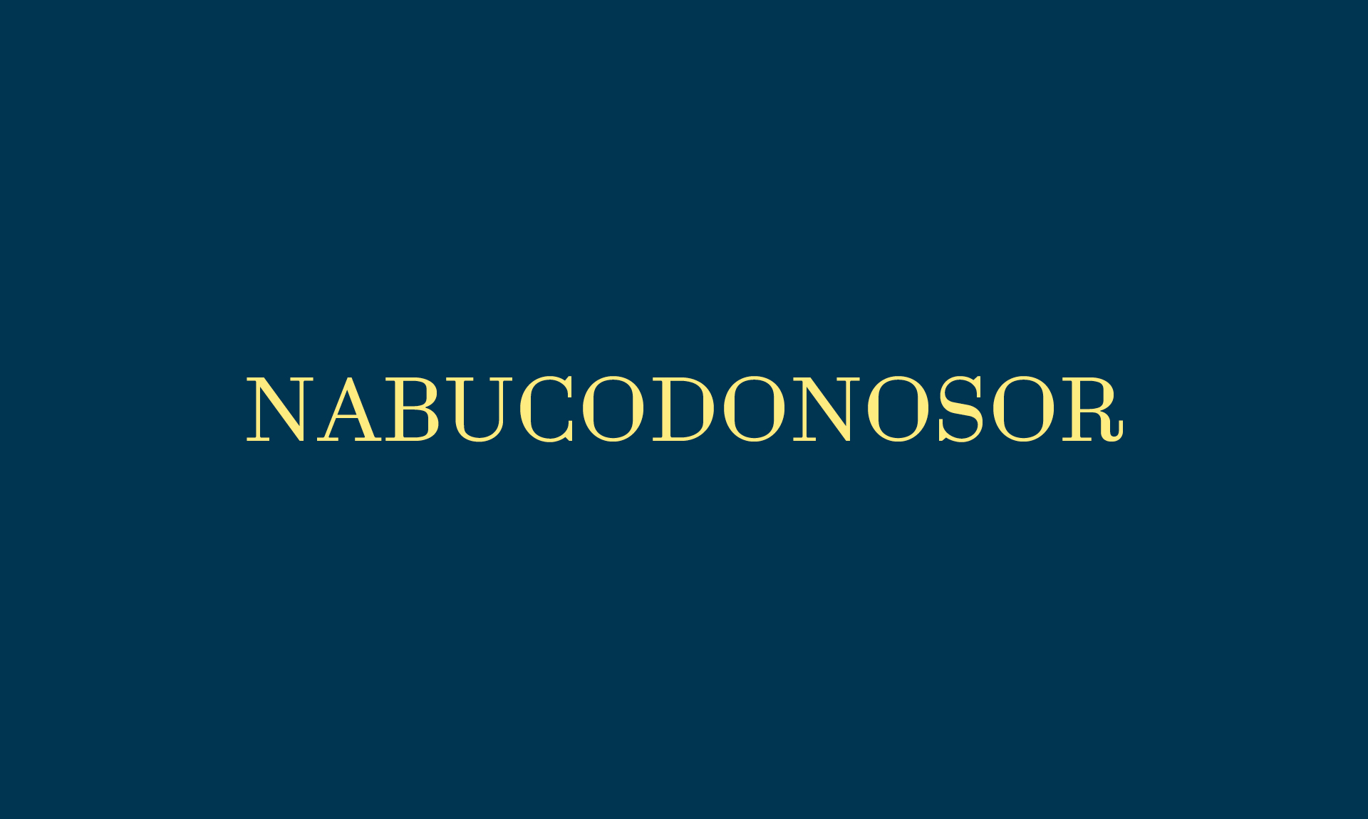 Nabucodonosor