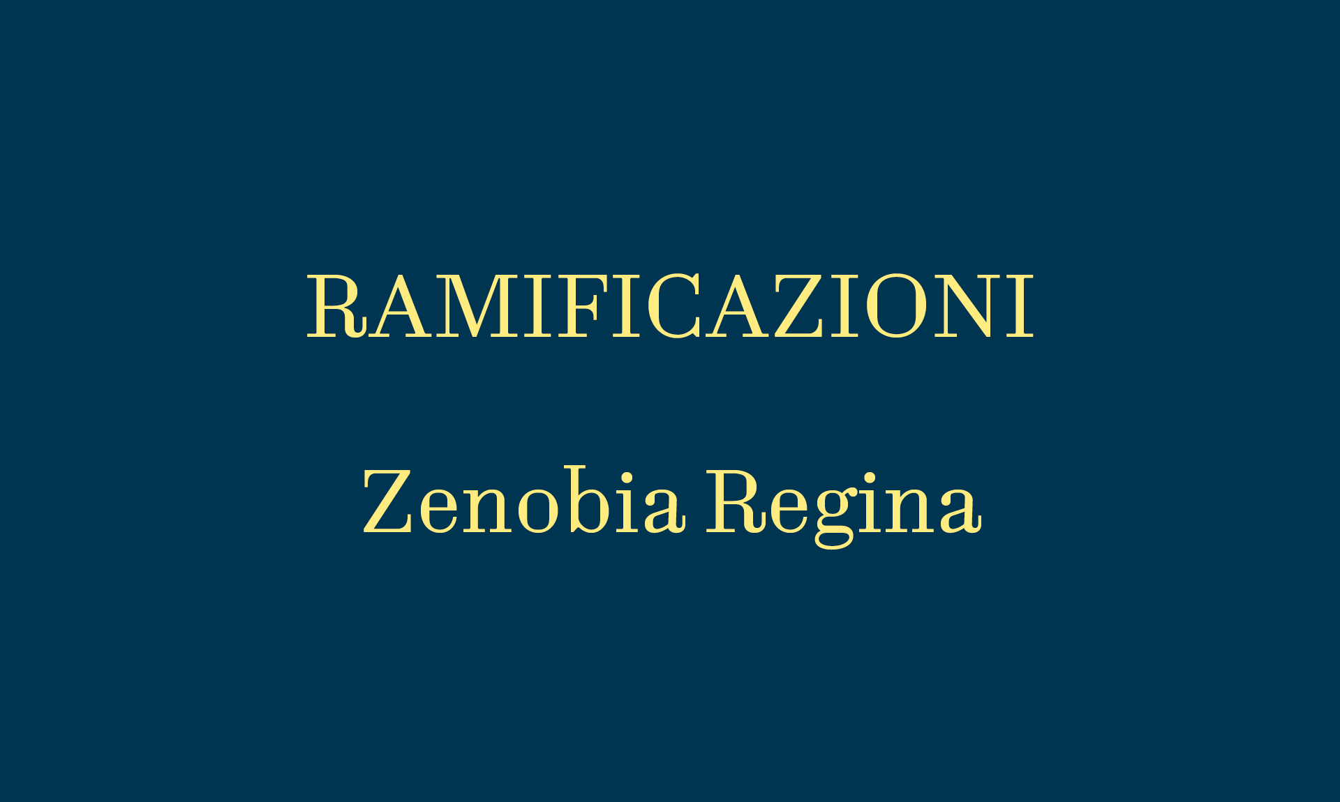 ZENOBIA REGINA
