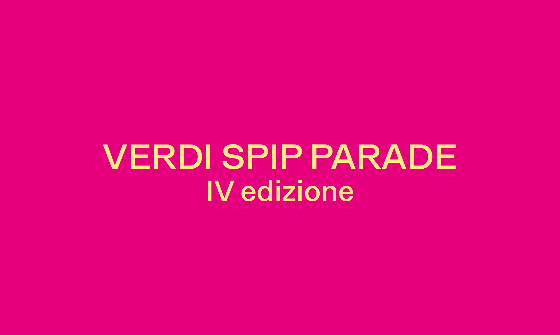 VERDI SPIP PARADE